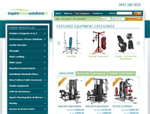 Tablet Screenshot of inspirefitnesssolutions.co.uk